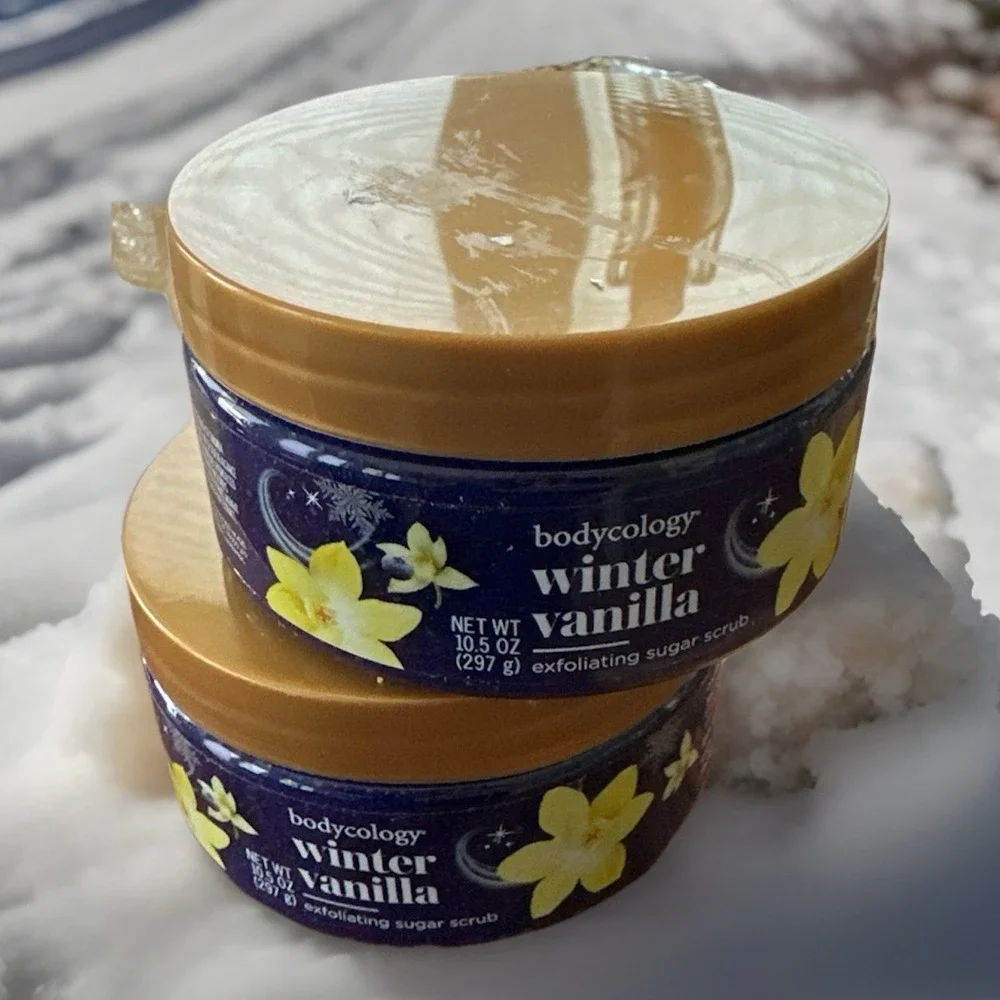 2 Pack Bodycology Winter Vanilla Exfoliating Sugar Scrub 10.5oz‎